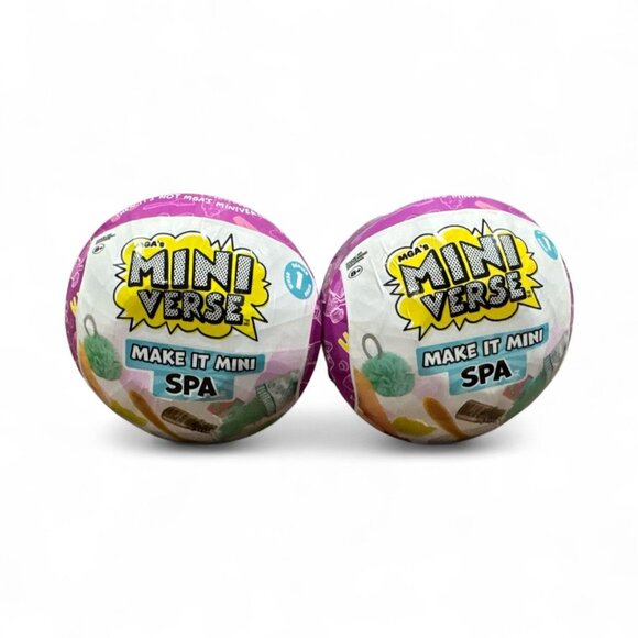 MGA'S 2 pack MINIVERSE Make It Mini Spa - Picture 2 of 6